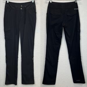 Columbia Sportswear Omni-shield Black cargo utility Pants Size 2 Long tall